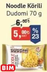 DUDOMİ NOODLE KÖRİLİ DUDOMİ NOODLE KÖRİLİ
